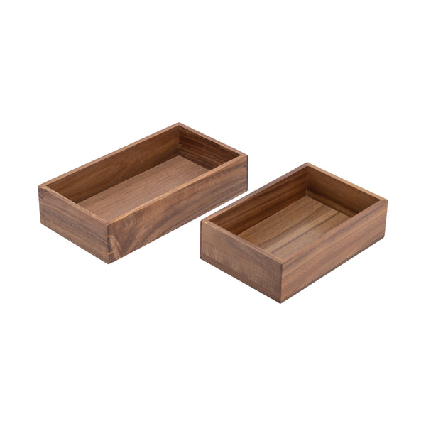 9-Piece Acacia Storage Box Set