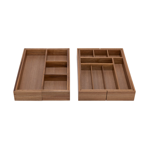 9-Piece Acacia Storage Box Set