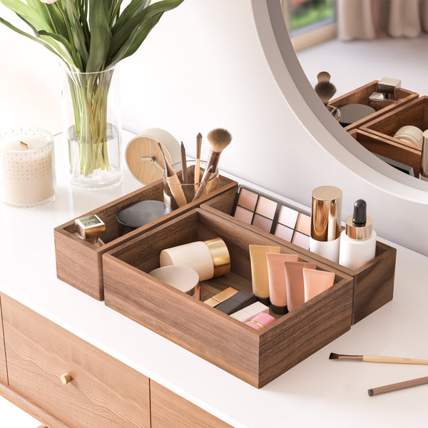 9-Piece Acacia Storage Box Set