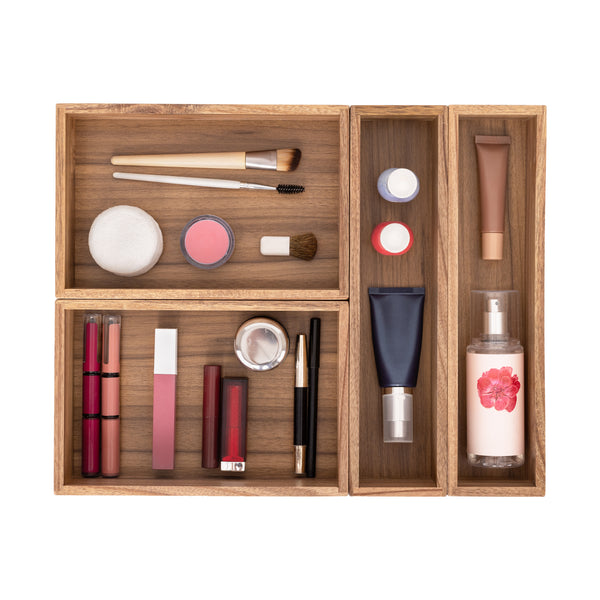 10-Piece Acacia Storage Box Set