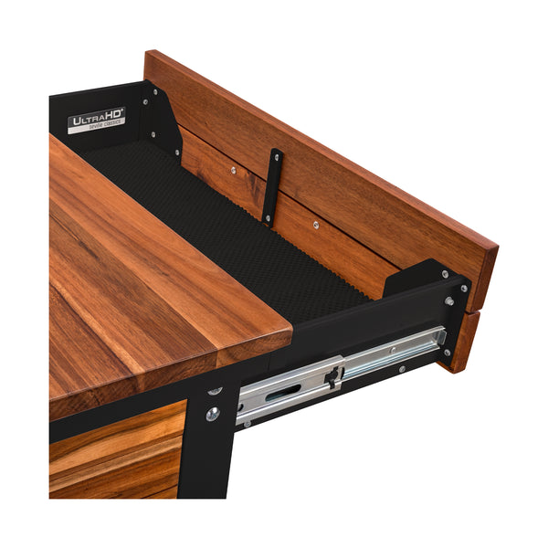 HOME Outdoor Acacia Wood Mobile Potting Bench