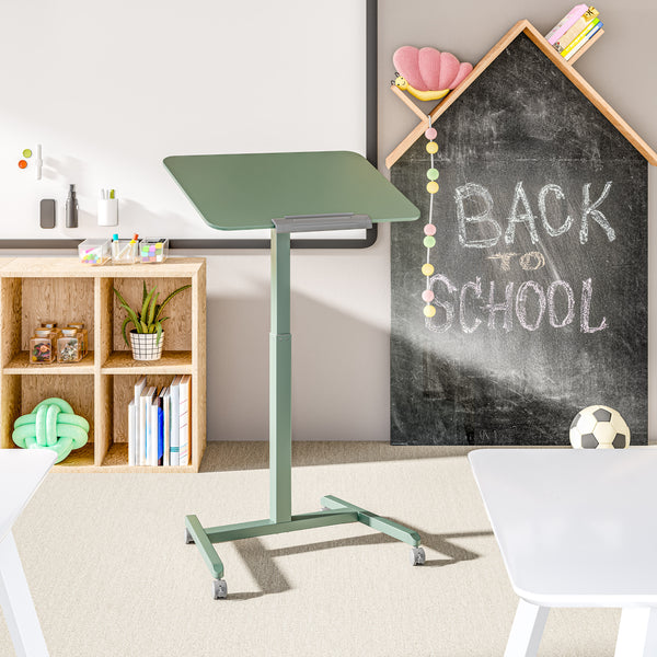 airLIFT® Tilting Height Adjustable Mobile Desk Cart