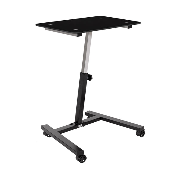 airLIFT® Tempered Glass Top Mobile Desk