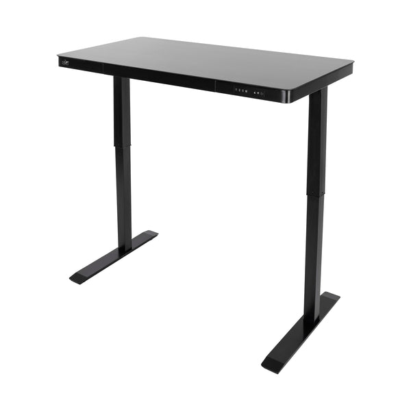 airLIFT® Electric Height-Adjustable Tempered Glass Top Desk