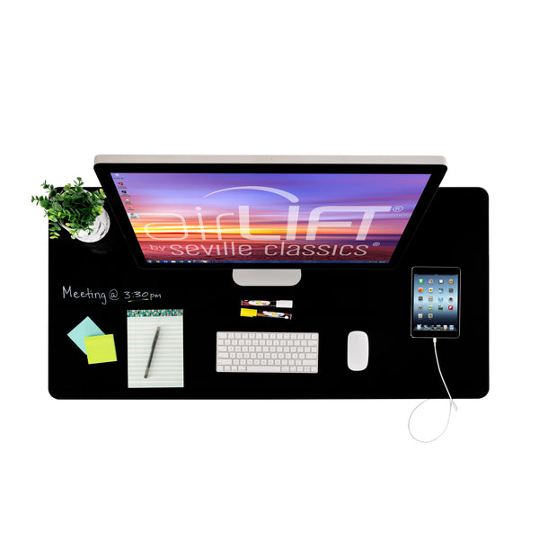 airLIFT® Electric Height-Adjustable Tempered Glass Top Desk