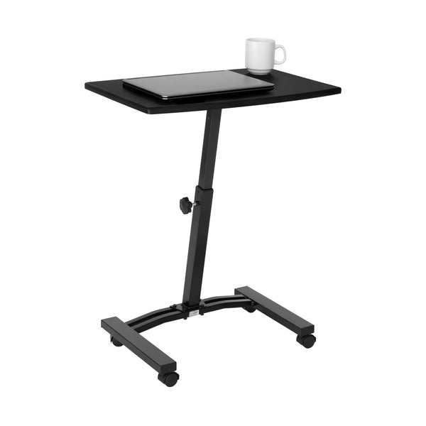airLIFT® Mobile Laptop Sitting Desk Cart, Black