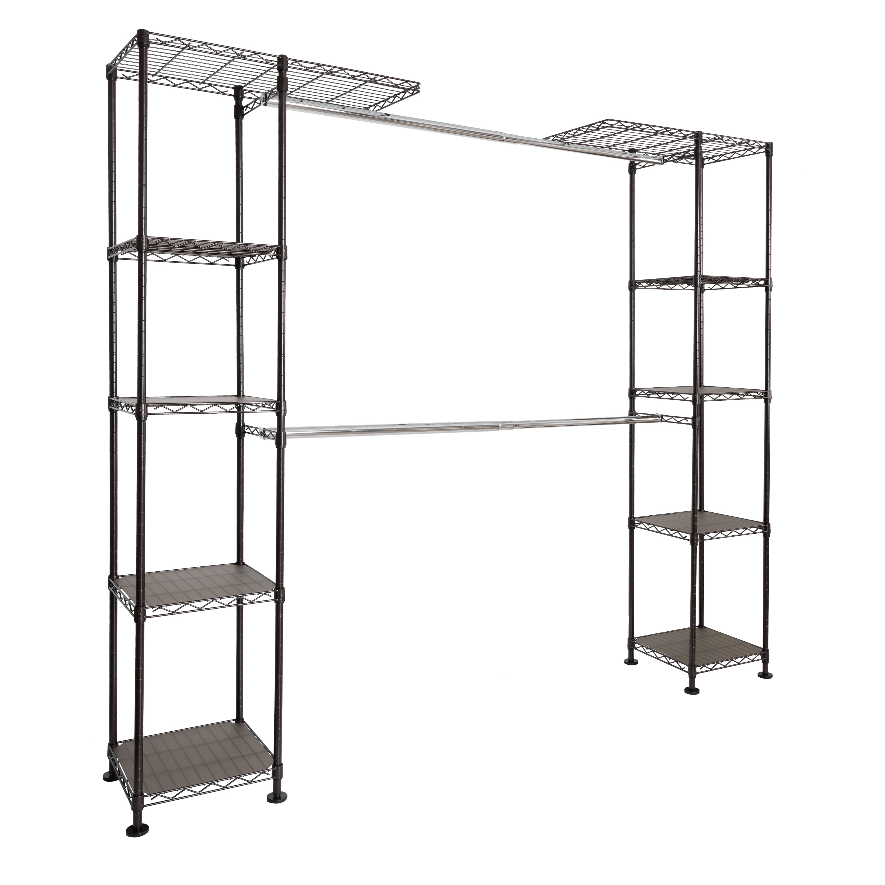 Expandable closet rack best sale