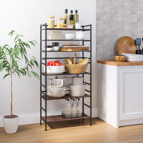 HOME 3-Tier Resin Slatted Shoe Rack
