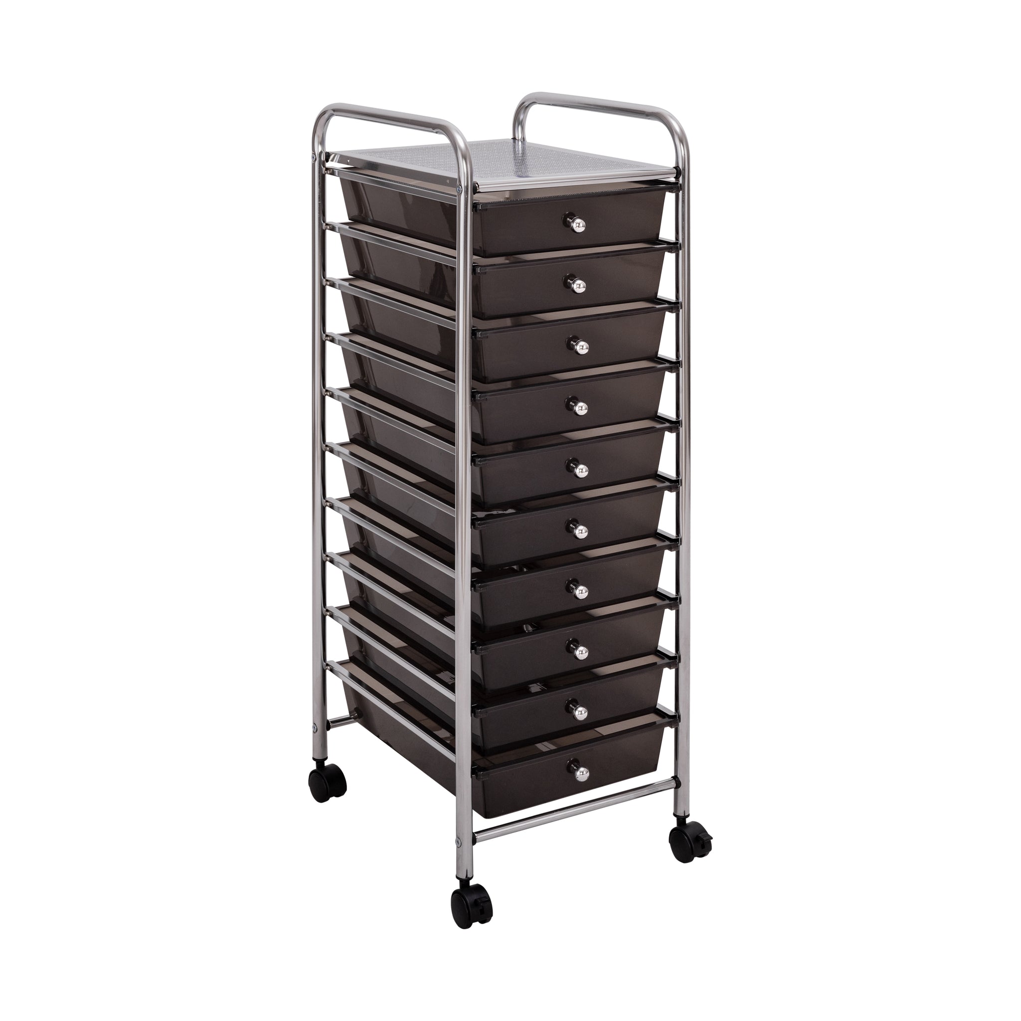 Seville 10-Drawer rolling storage cart