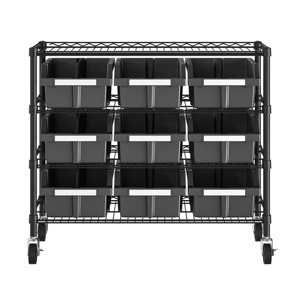 4-Tier NSF Certified 9-Bin Rack