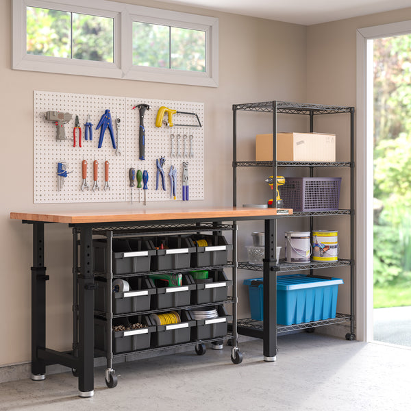 4-Tier NSF Certified 9-Bin Rack