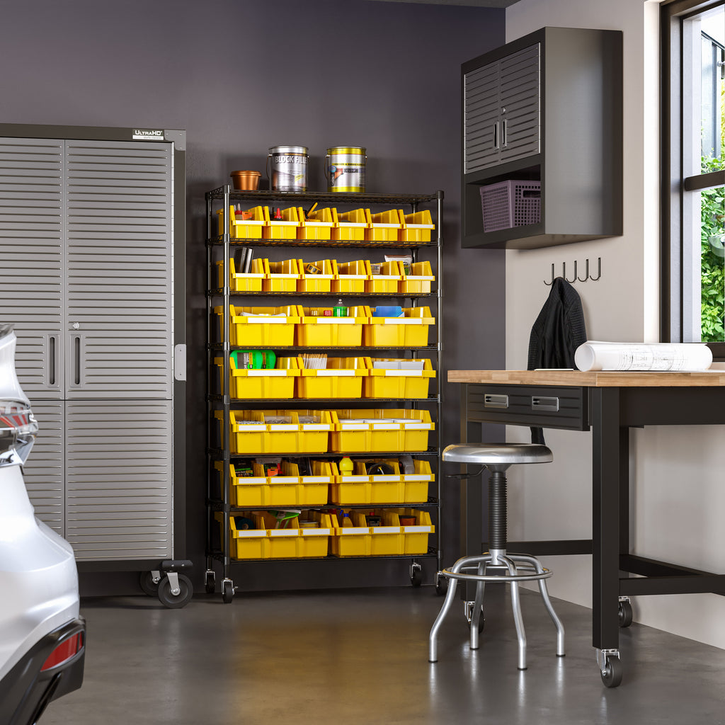 8-Tier NSF-Certified 24-Bin Rack
