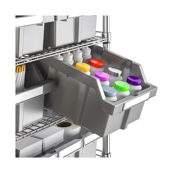 8-Tier NSF-Certified 24-Bin Rack