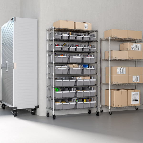 8-Tier NSF-Certified 24-Bin Rack