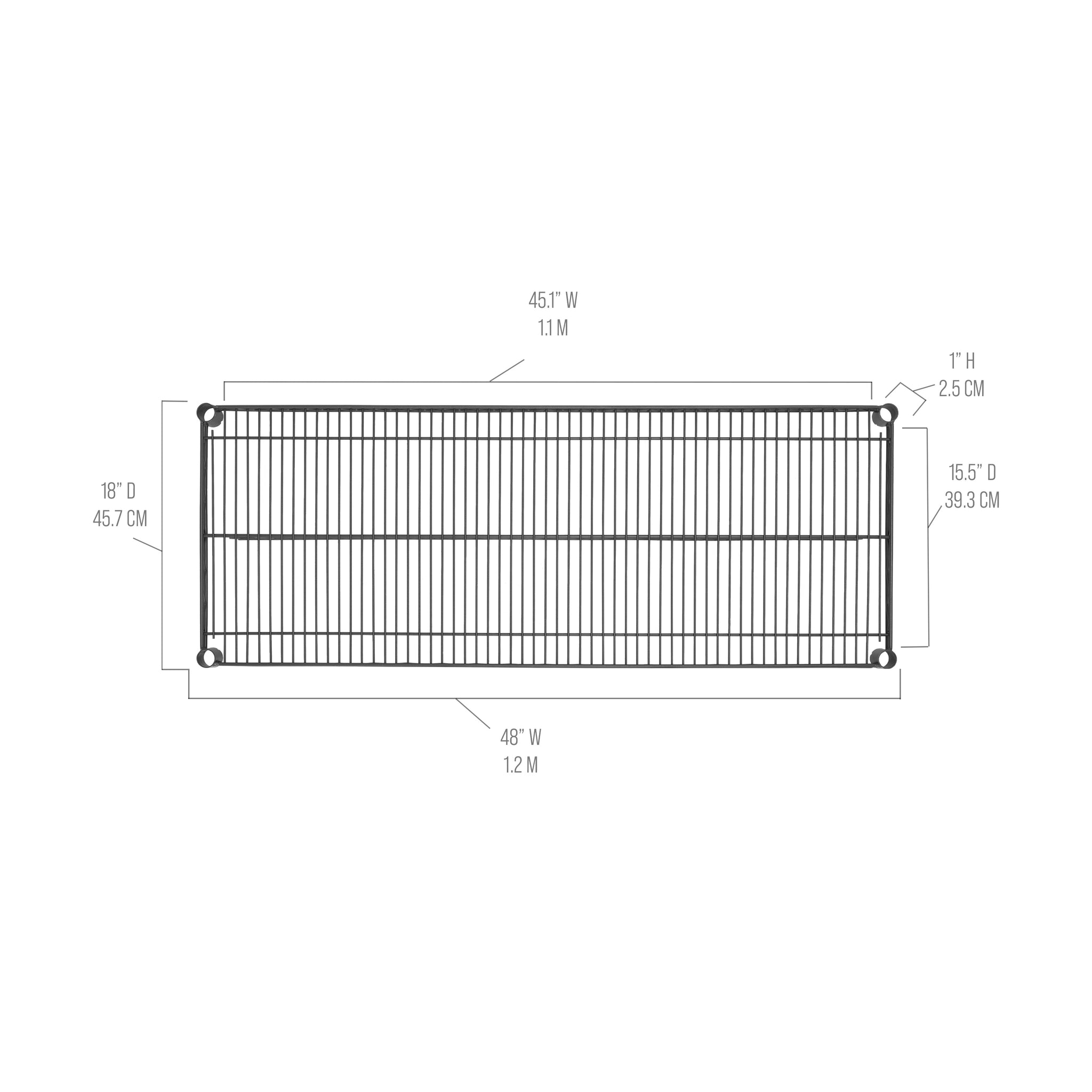 UltraDurable® NSF Steel Wire Shelf