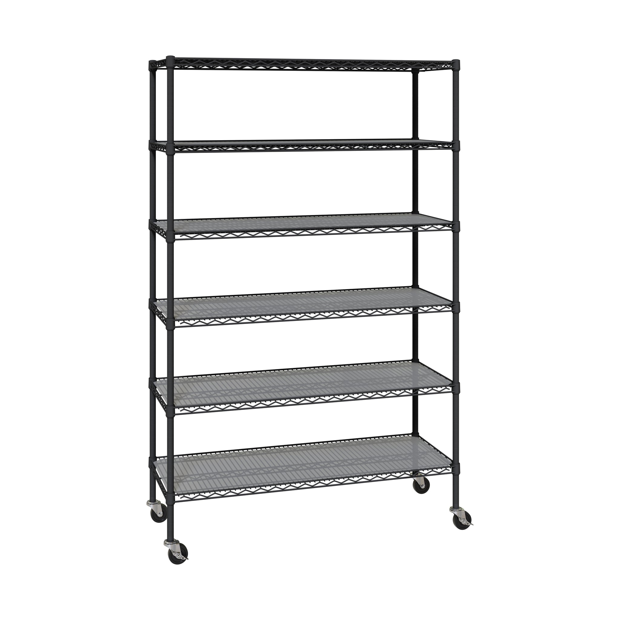 Graphite shelf on white background