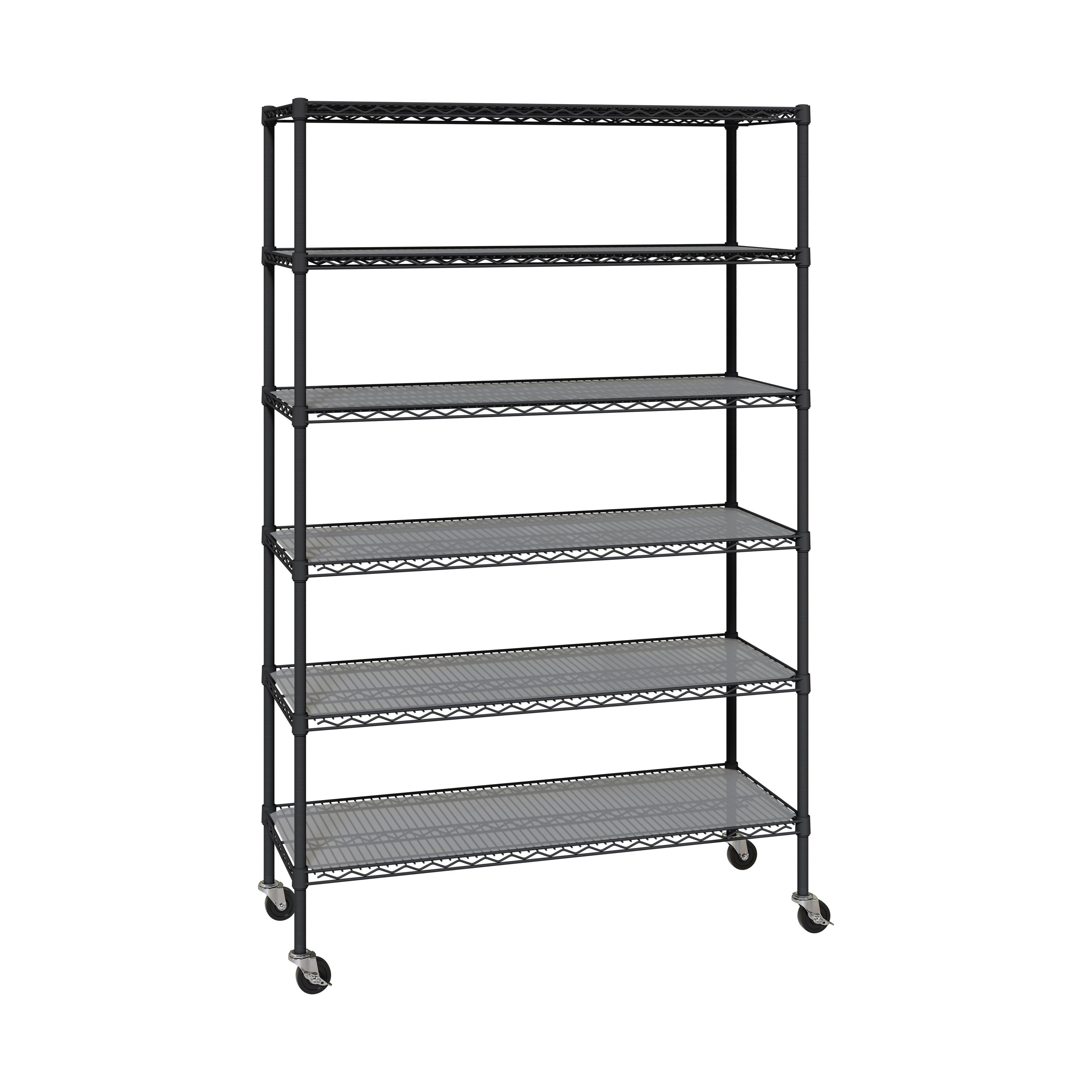 UltraDurable® 6-Tier NSF-Certified Steel Shelving with Shelf