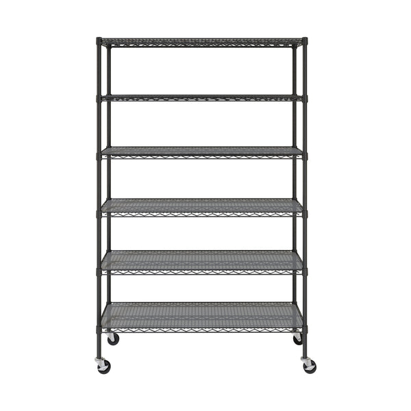 Front view of graphite shelf