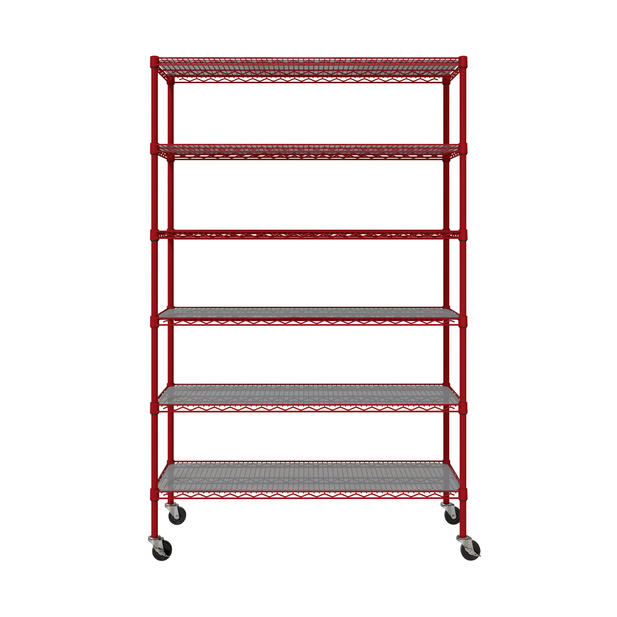 UltraDurable® 6-Tier NSF-Certified Steel Shelving with Shelf Liners, R