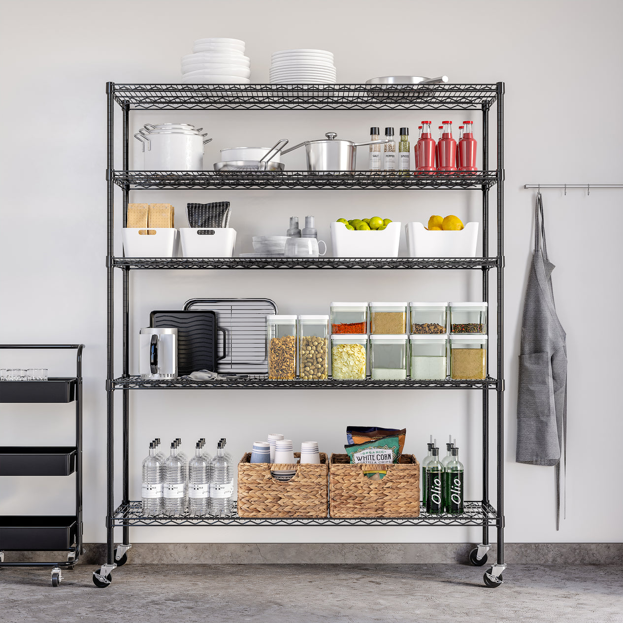 UltraDurable® 5-Tier NSF Steel Shelving