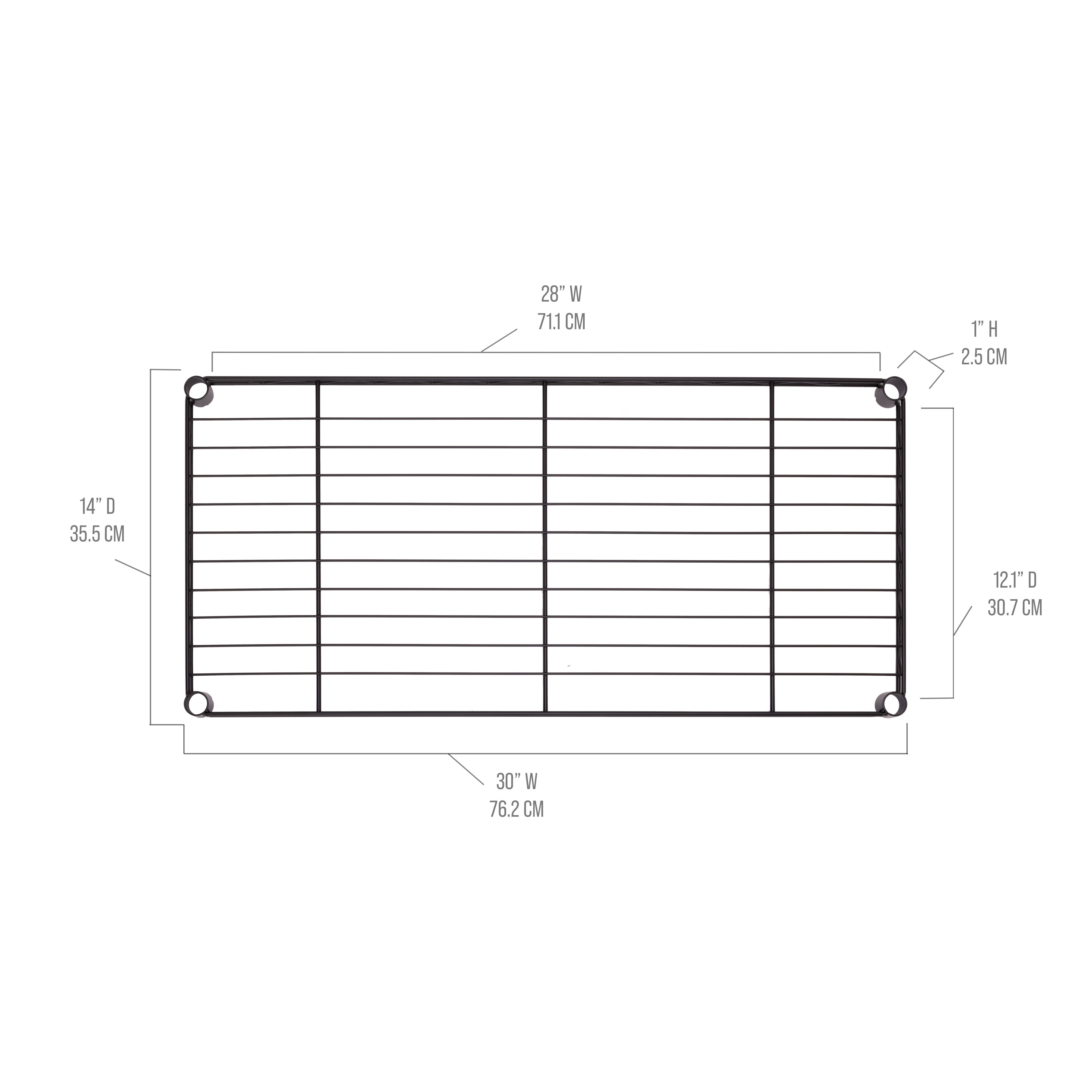 Steel Wire Shelf – Seville Classics