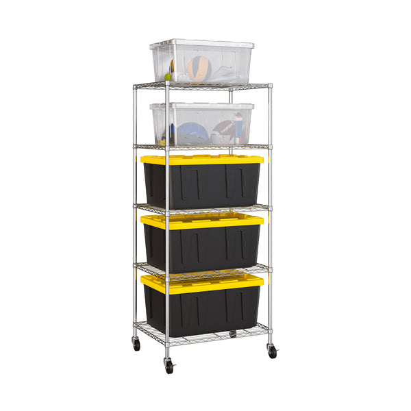 UltraDurable® 5-Tier NSF-Certified Steel Shelving