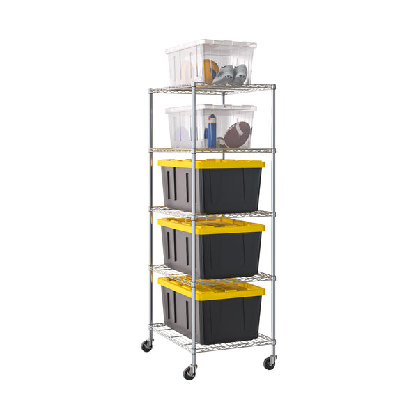 UltraDurable® 5-Tier NSF-Certified Steel Shelving
