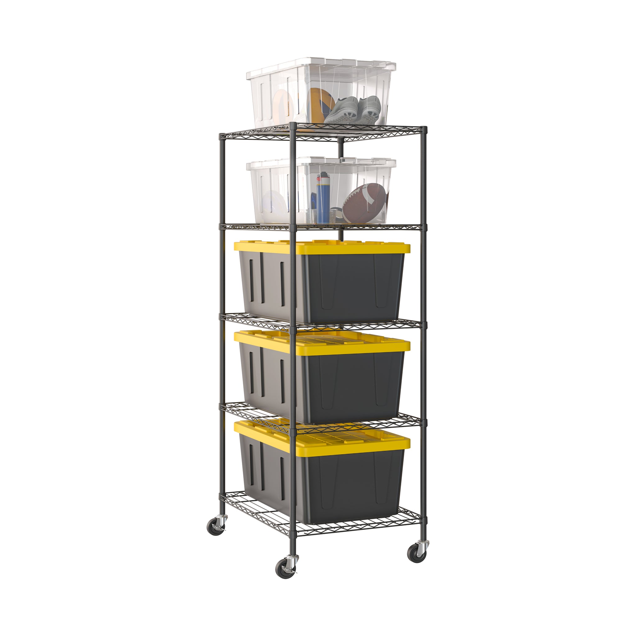 UltraDurable® 5-Tier NSF-Certified Steel Shelving
