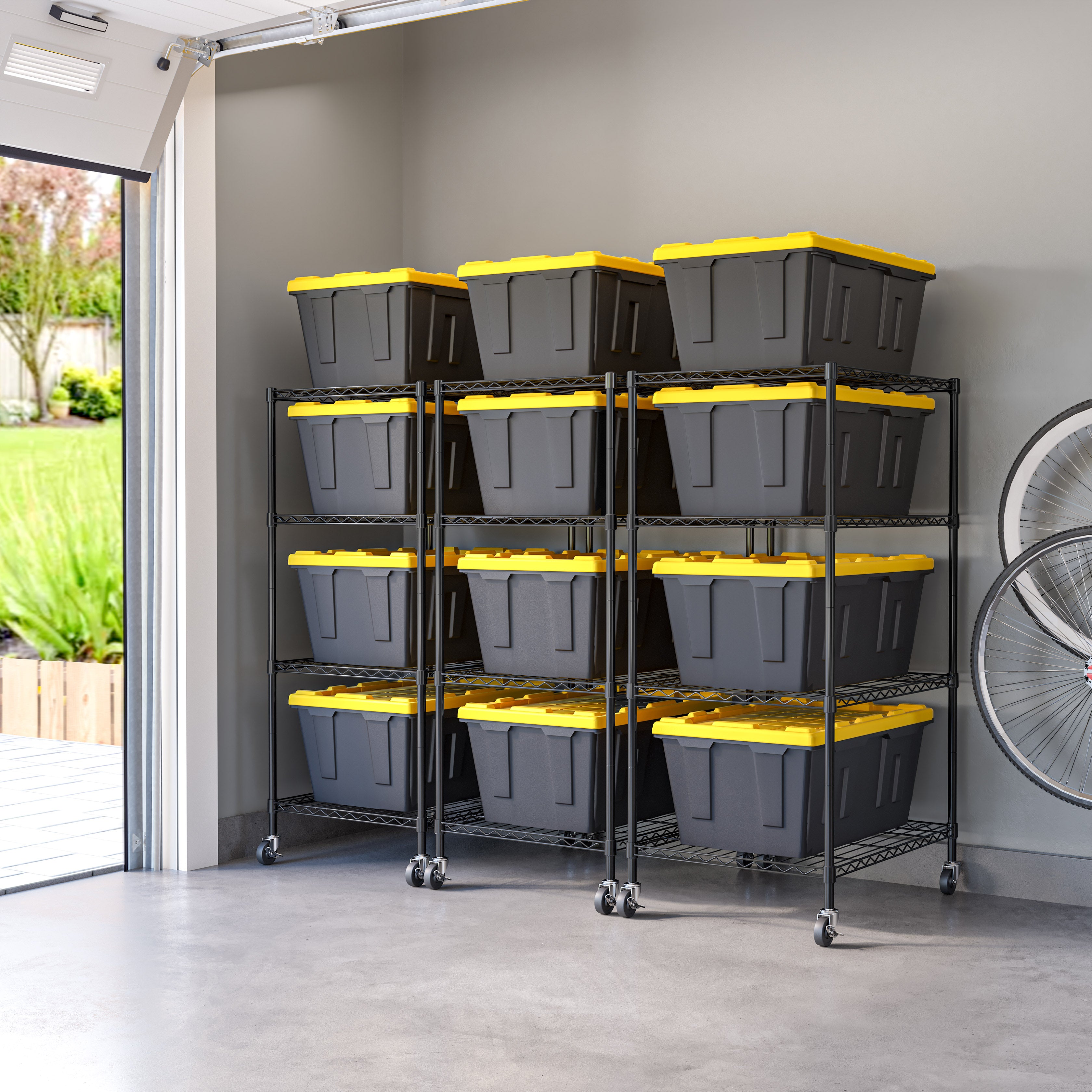 UltraDurable® 4-Tier NSF-Certified Steel Shelving