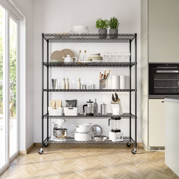 UltraDurable® 5-Tier NSF Steel Shelving