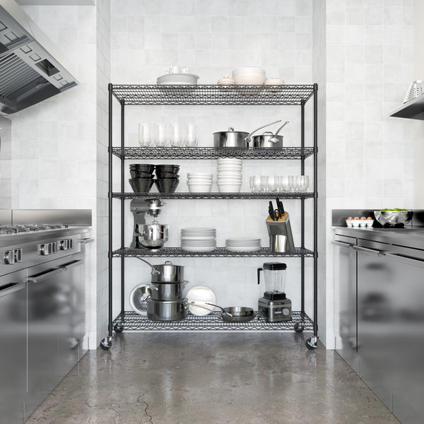 UltraDurable® 5-Tier NSF-Certified Steel Shelving