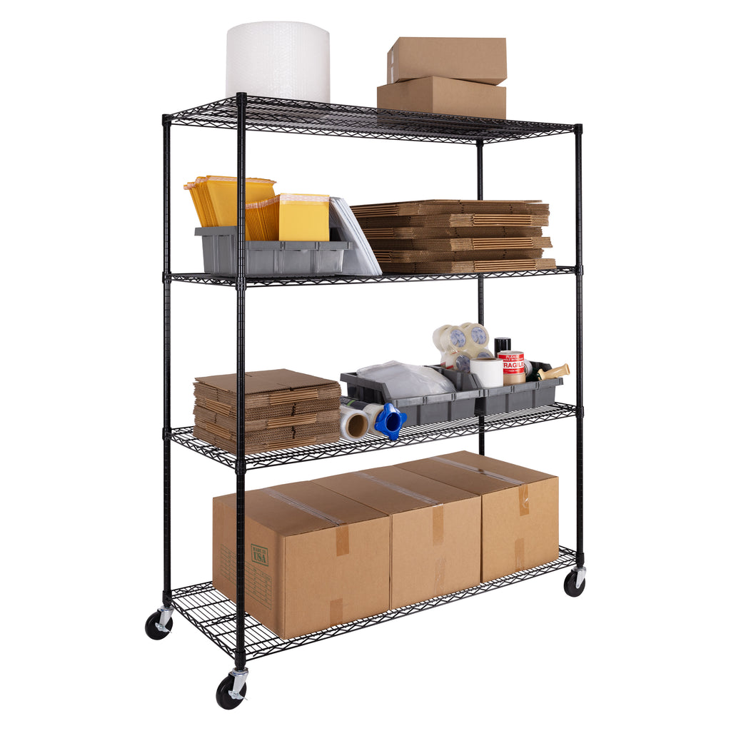 UltraDurable® 4-Tier NSF-Certified Steel Shelving