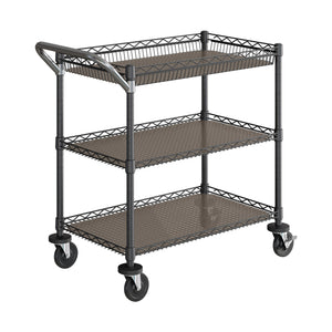 Utility cart on white background