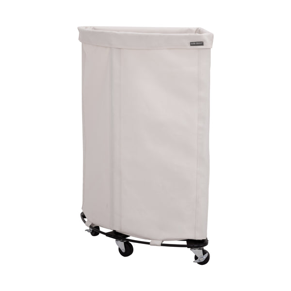 Heavy-Duty Rolling Corner Hamper