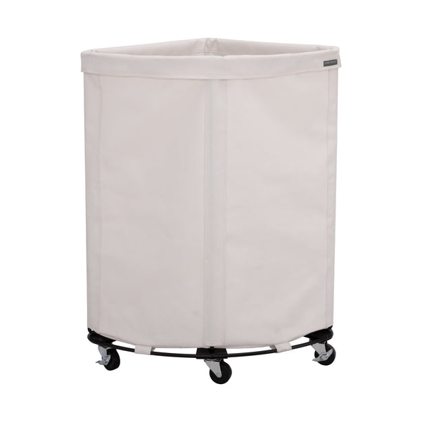 Heavy-Duty Rolling Corner Hamper