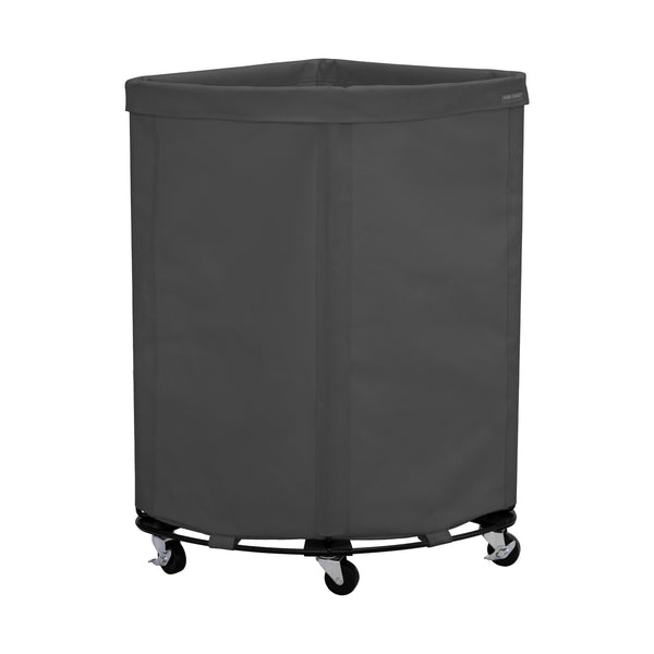 Heavy-Duty Rolling Corner Hamper