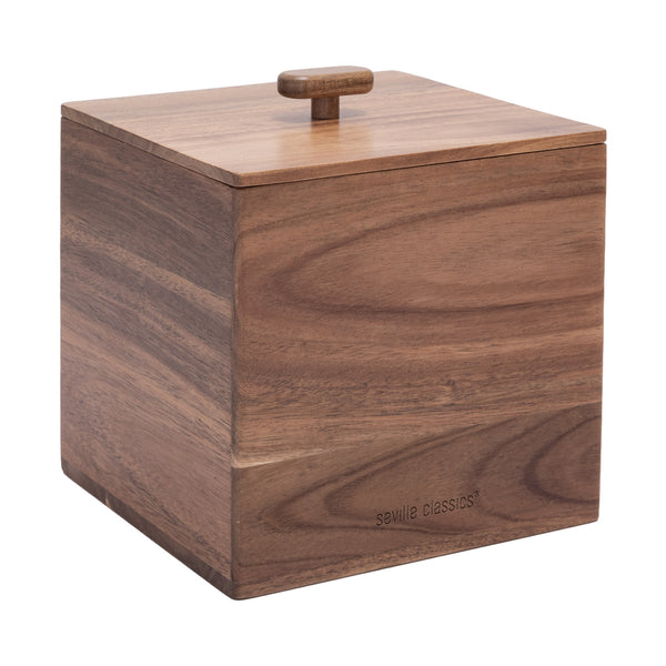 Acacia Wood Lidded Storage Box Set