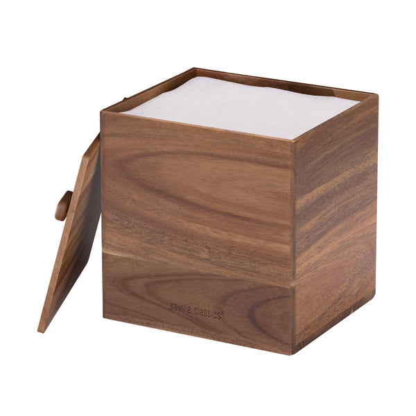 Acacia Wood Lidded Storage Box Set