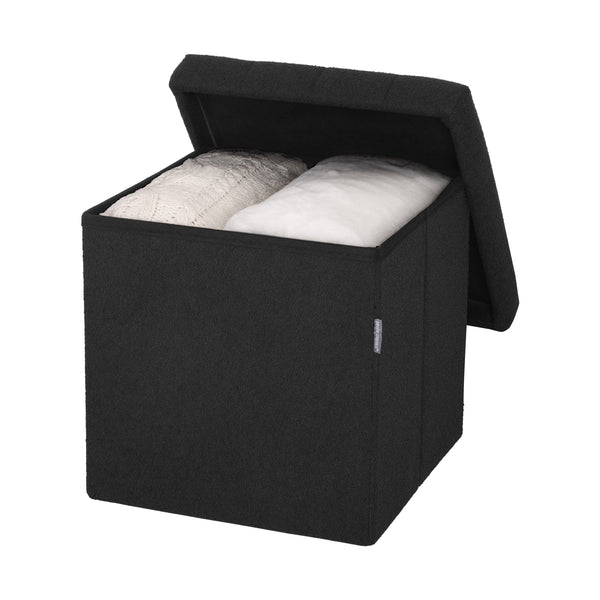 Channel Tufted Storage Ottoman