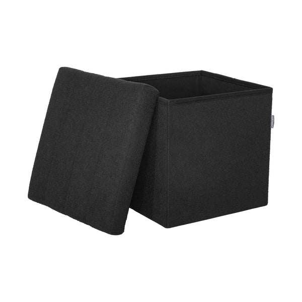 Channel Tufted Storage Ottoman