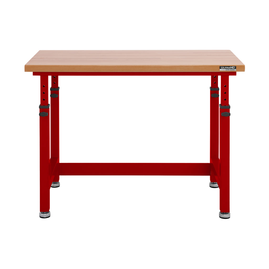 UltraHD® Height Adjustable Workbench, Red