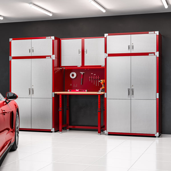 UltraHD® 2-Piece Storage Cabinet Set, Red