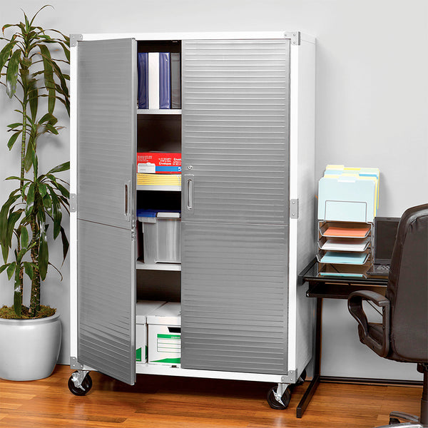 UltraHD® 2-Piece Mega Storage Cabinet Set, White