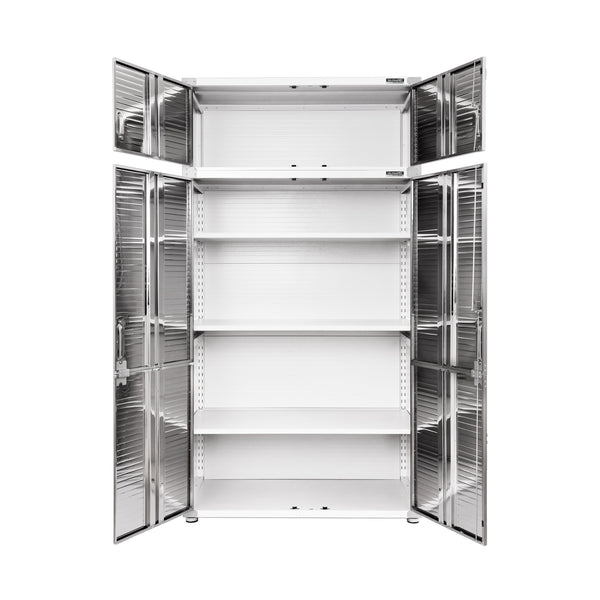 UltraHD® 2-Piece Mega Storage Cabinet Set, White