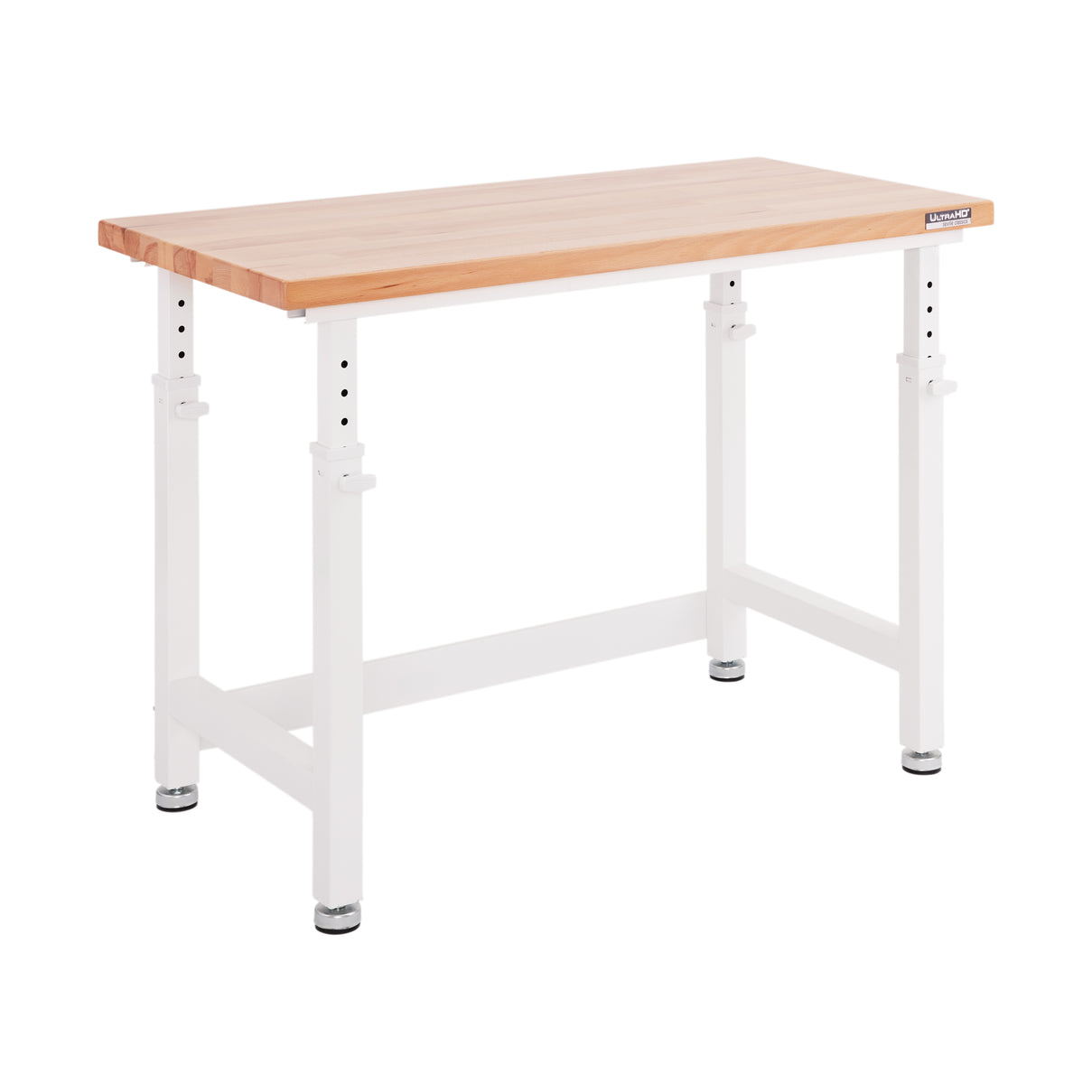 UltraHD® Height Adjustable Workbench, White