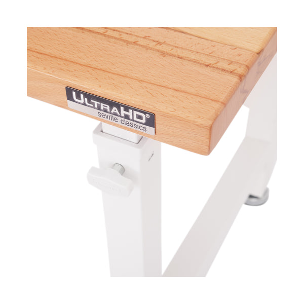 UltraHD® Height Adjustable Workbench, White