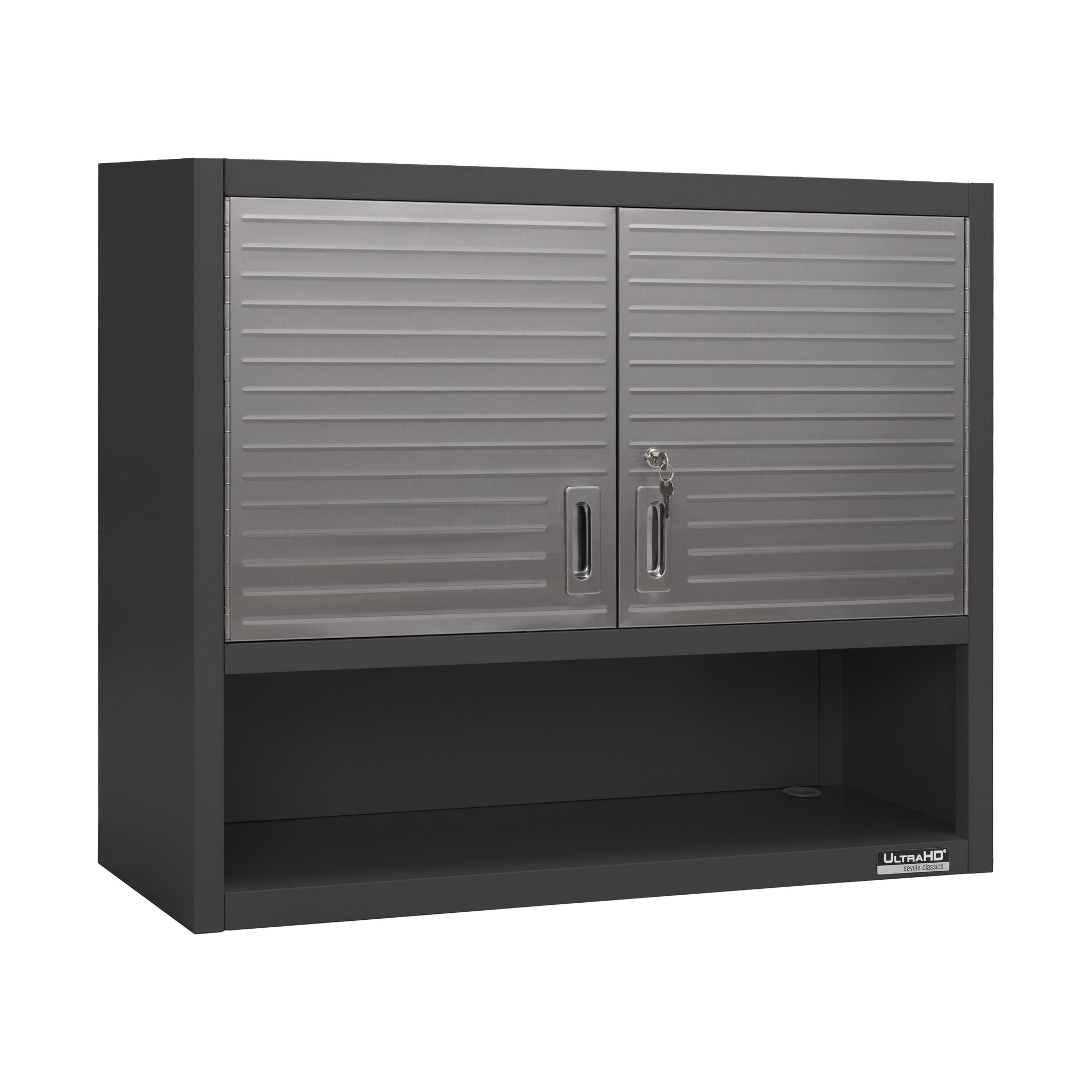 UltraHD® Double Door Wall Cabinet w/ Keys, Graphite