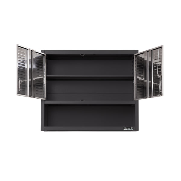 UltraHD® Double Door Wall Cabinet w/ Keys, Graphite