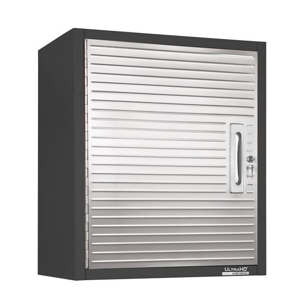 UltraHD® 28" H Single Door Wall Storage Cabinet, Graphite