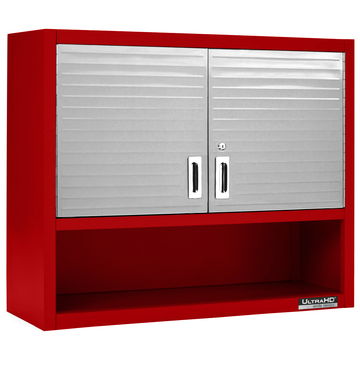 UltraHD® Double Door Wall Cabinet w/ Keys, Red
